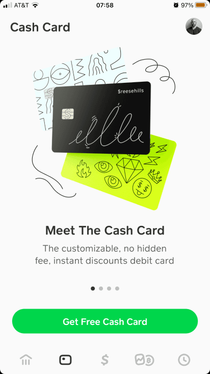 Original Cash App card