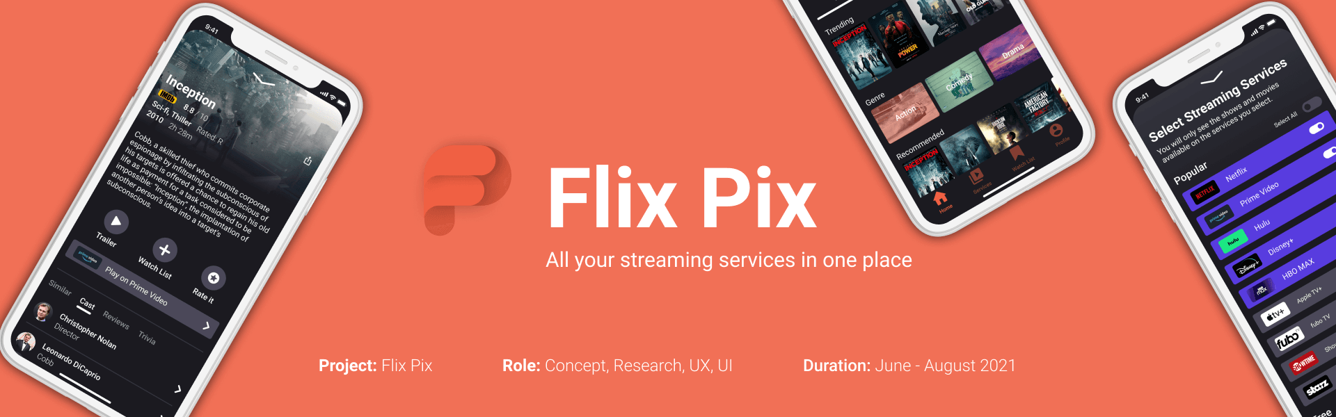 Flix Pix - All your streaming services in one place