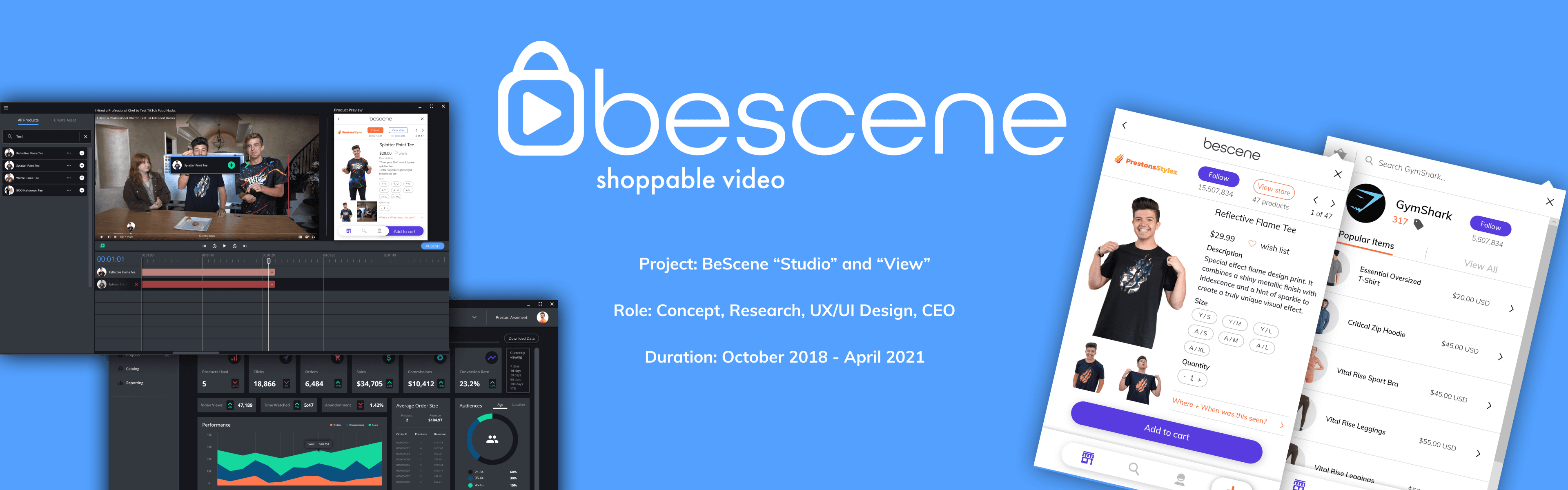 BeScene Studio desktop application