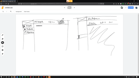 BeScene Studio wireframe 2