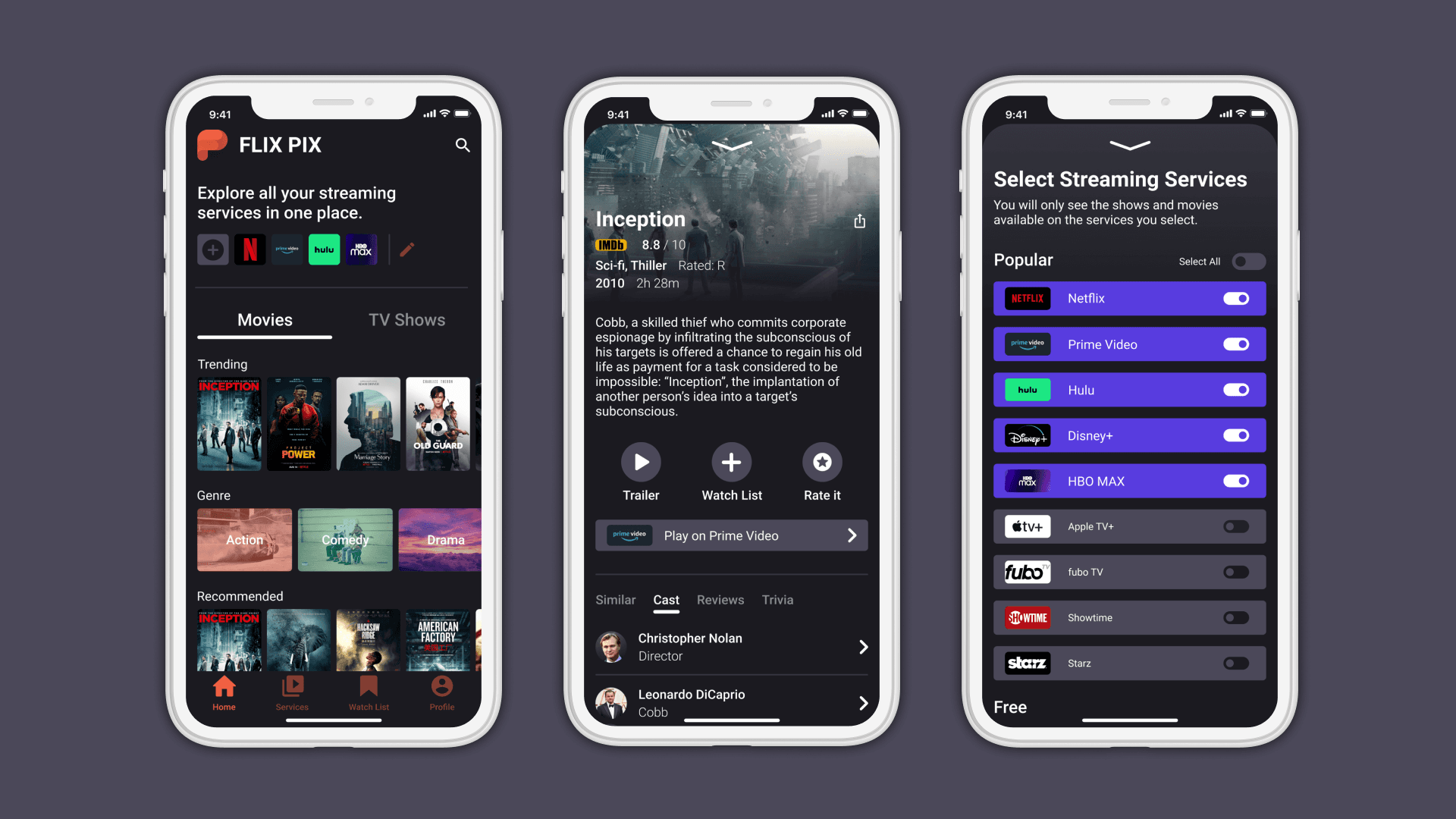 Flix Pix home showcase